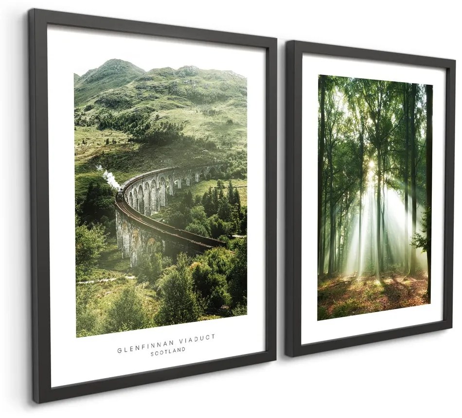 Set di dipinti 2 pz 30x40 cm Woods – Styler