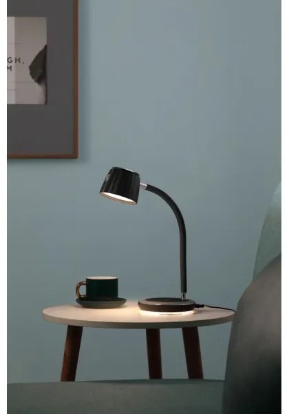 Immax NEO 08996L - Lampada da tavolo LED dimmerabile con un ricarica wireless PERLA LED/6W/230V