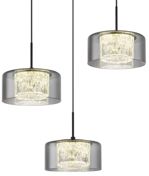 Globo 15634-3 - Lampadario LED a sospensione con filo FOGSY 3xLED/8W/230V