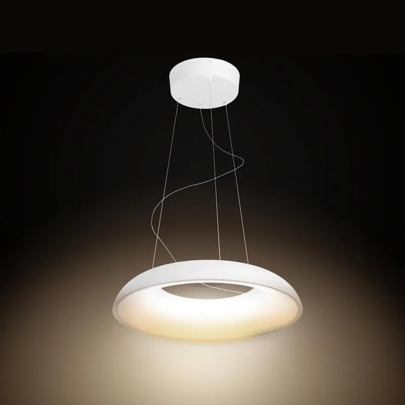 Lampadario LED design Amaze + Dimmer Switch bianco Ø43.4cm 3000 lumen, PHILIPS HUE