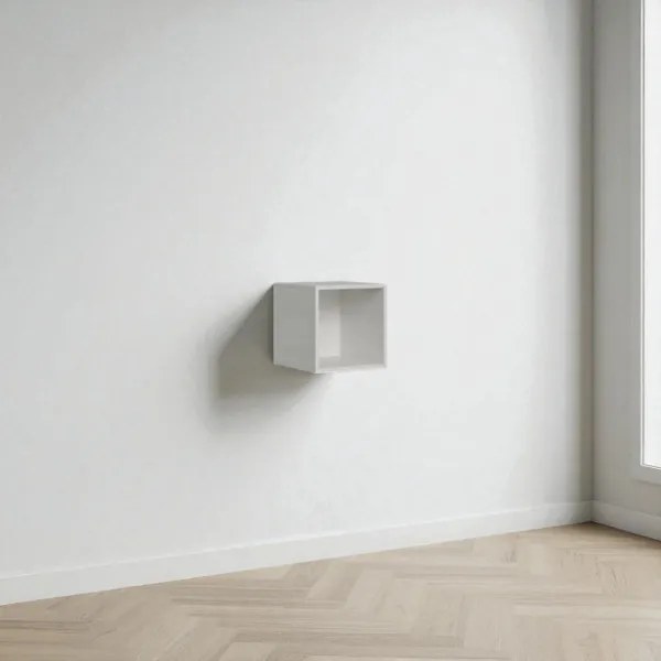 Pensile a giorno Isoka 40x40 Bianco Frassino