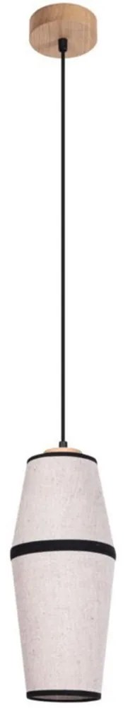 Spot-Light 1691074 - Lampada sospesa a cavo AMIGO 1xE27/25W/230V rovere