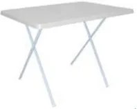 Tavolino pieghevole bianco in PVC 79x59 5x61 5/50h cm