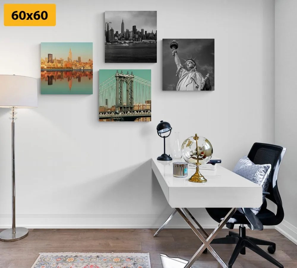 Set di quadri – Interessante combinazione della città di New York