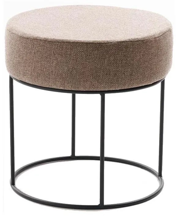 Pouf RELO Ø 40 cm marrone