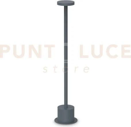 Toffee lampada antracite 20cm led 3000k 8w  900 lm ip65