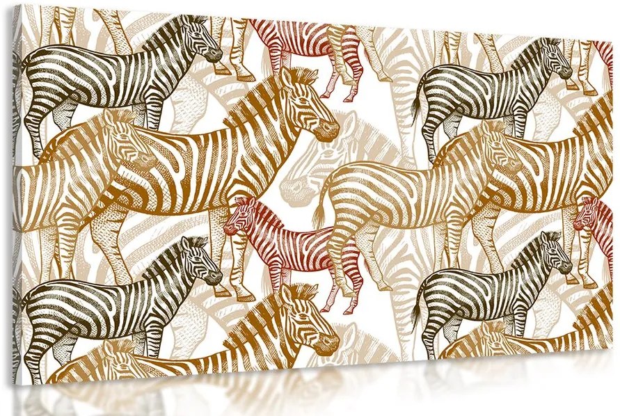 Stampa su tela – Regno delle zebre