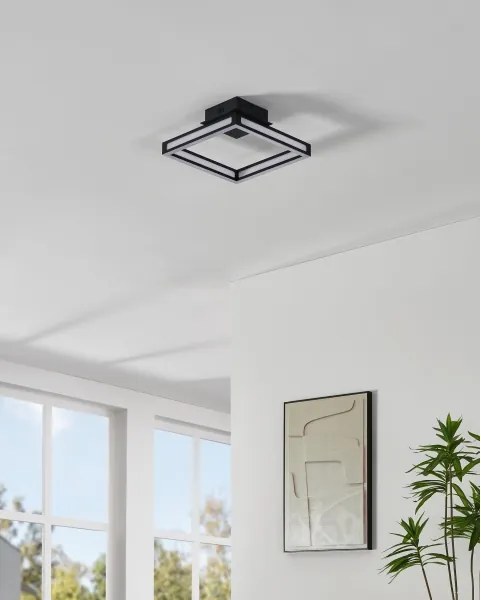 Eglo 99787 - Plafoniera LED ALTAFLOR LED/11,2W/230V nero