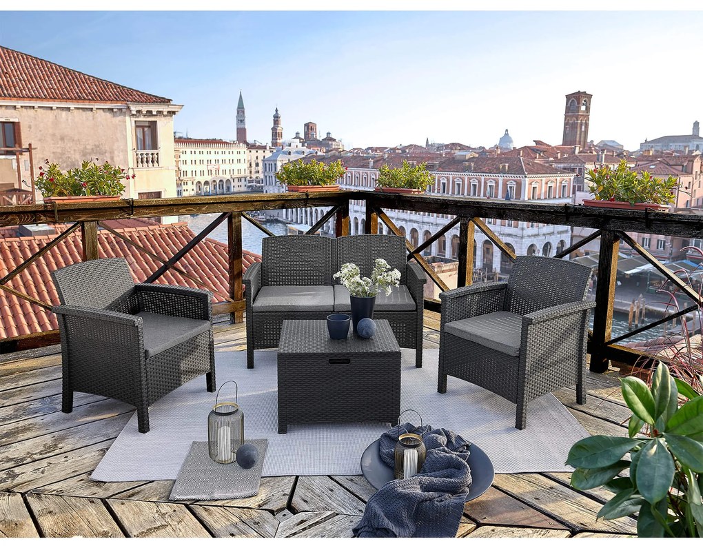VENEZIA - salotto da esterno in resina