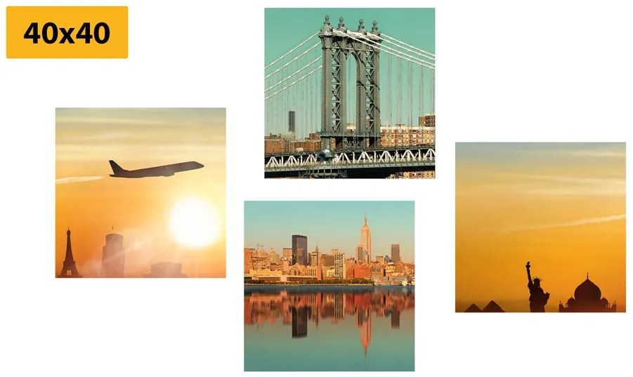 Set di quadri – Viaggio a New York