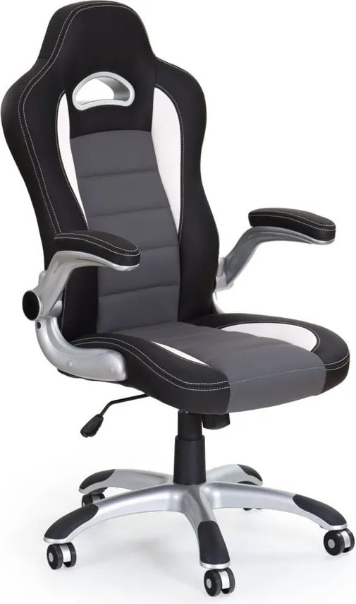 Sedia da ufficio Lotus in nero grigio