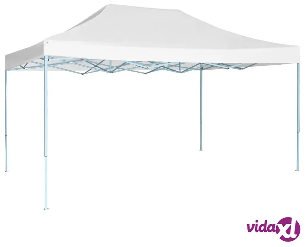 vidaXL Tenda per Feste Pieghevole 3x4,5 m Bianca
