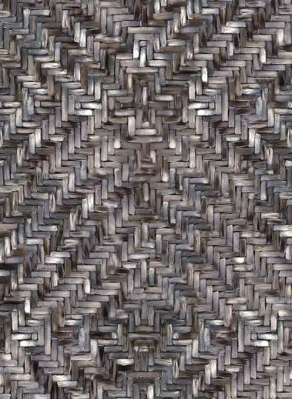 Eijffinger Carta da parati Weave - Ebony