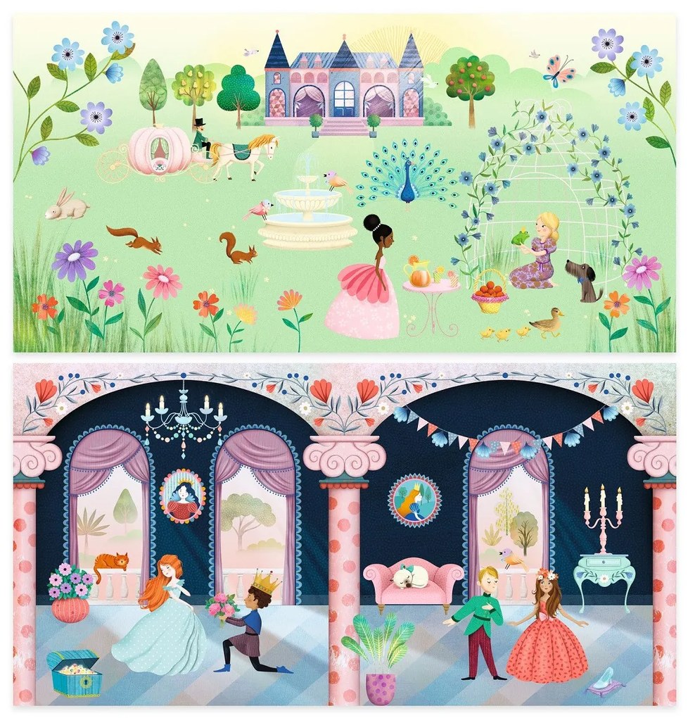 La vita al castello - Adesivi con storie