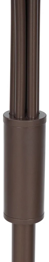 Lampada da terra di design bronzo con vetro bronzo 5 luci - Athens