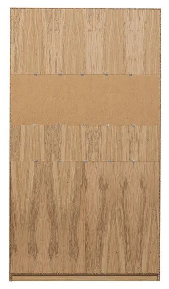 Libreria modulare in rovere colore naturale 110x199 cm Modulair - vtwonen