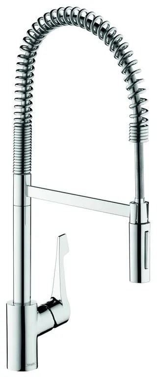 Rubinetto da cucina con doccetta a collo di cigno Cento XXL cromo lucido HANSGROHE