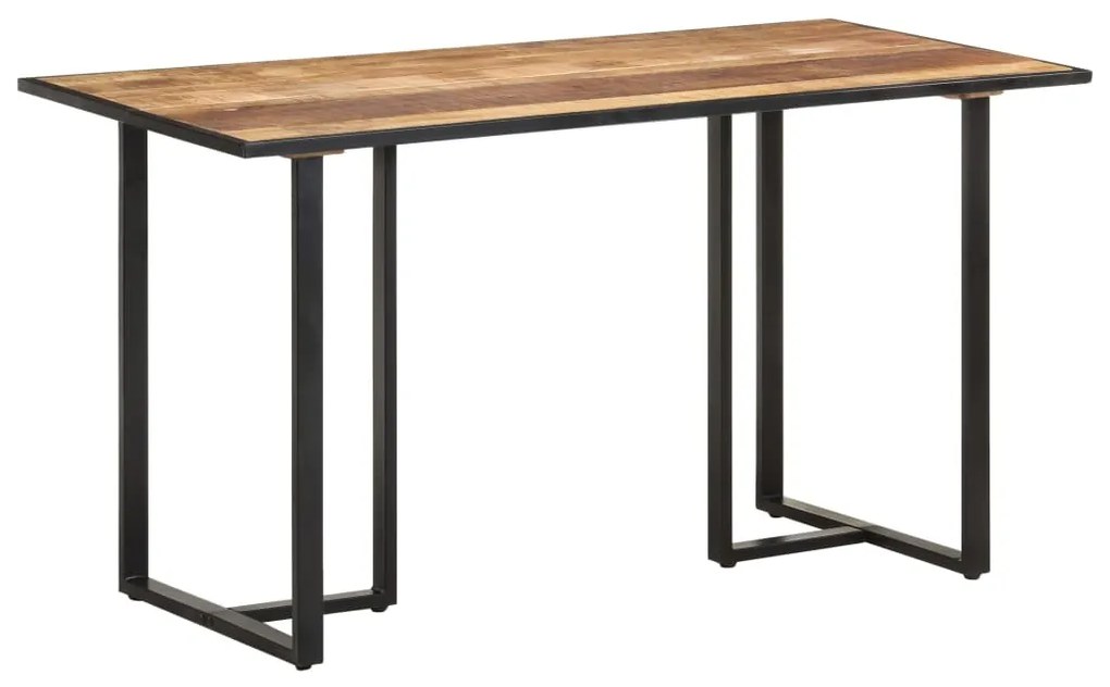 Tavolo da Pranzo 140 cm in Legno di Mango Grezzo