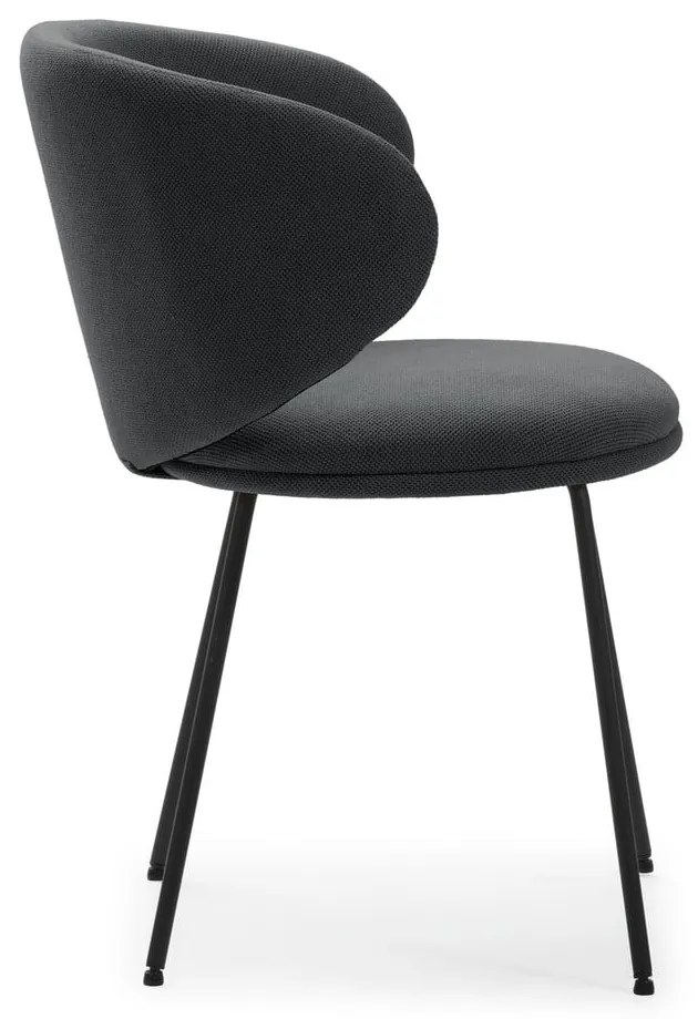 Set di sedie da pranzo grigio scuro in imbottito 2 pz Rush – Marckeric