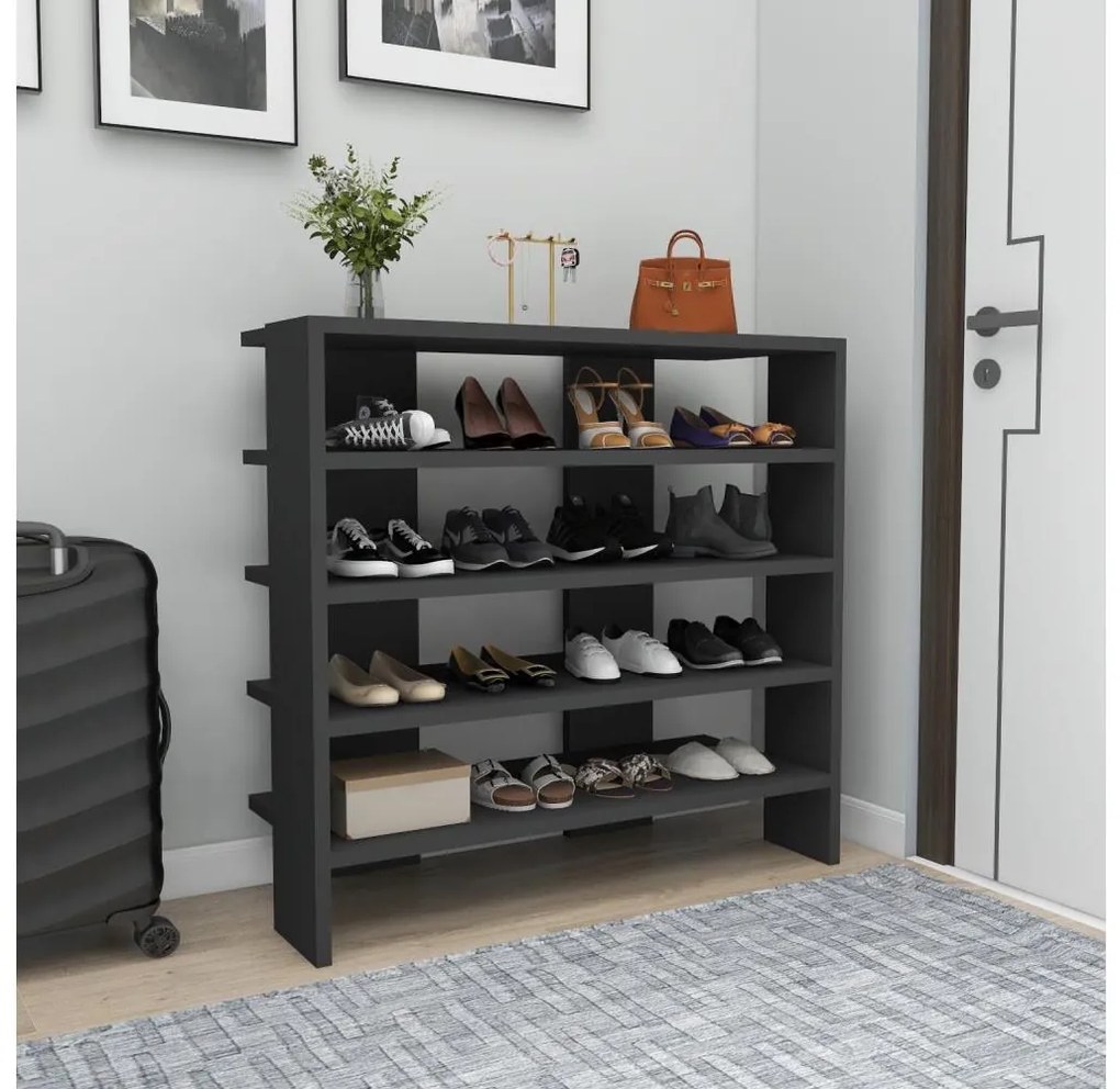 Mobile per scarpe SARGEL 72x75,6 cm antracite