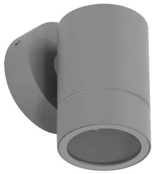 Applique Cilindrica Monodirezionale IP65 GU10 Grigio Colore Grigio