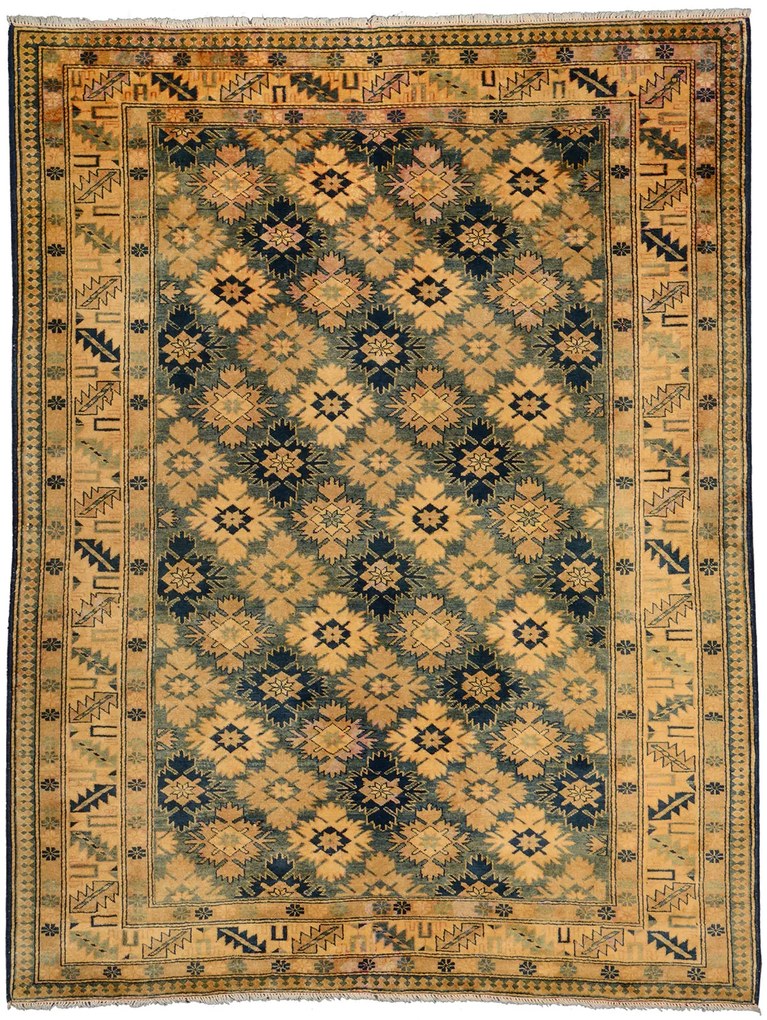 Kazak Tappeto orientale 150x190 Beige (Uzbekistan) Annodato A Mano