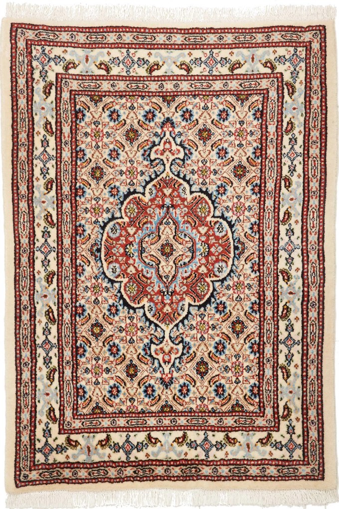 Moud Tappeto 90 x 70 (Iran) Annodato A Mano