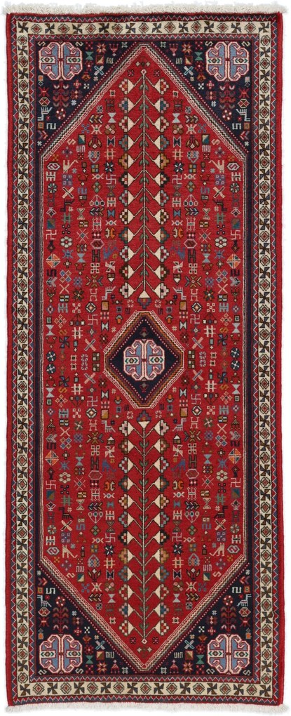 Abadeh Tappeto 190 x 80 (Iran) Annodato A Mano