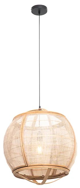 Lampada a sospensione orientale marrone 50 cm - PASCAL