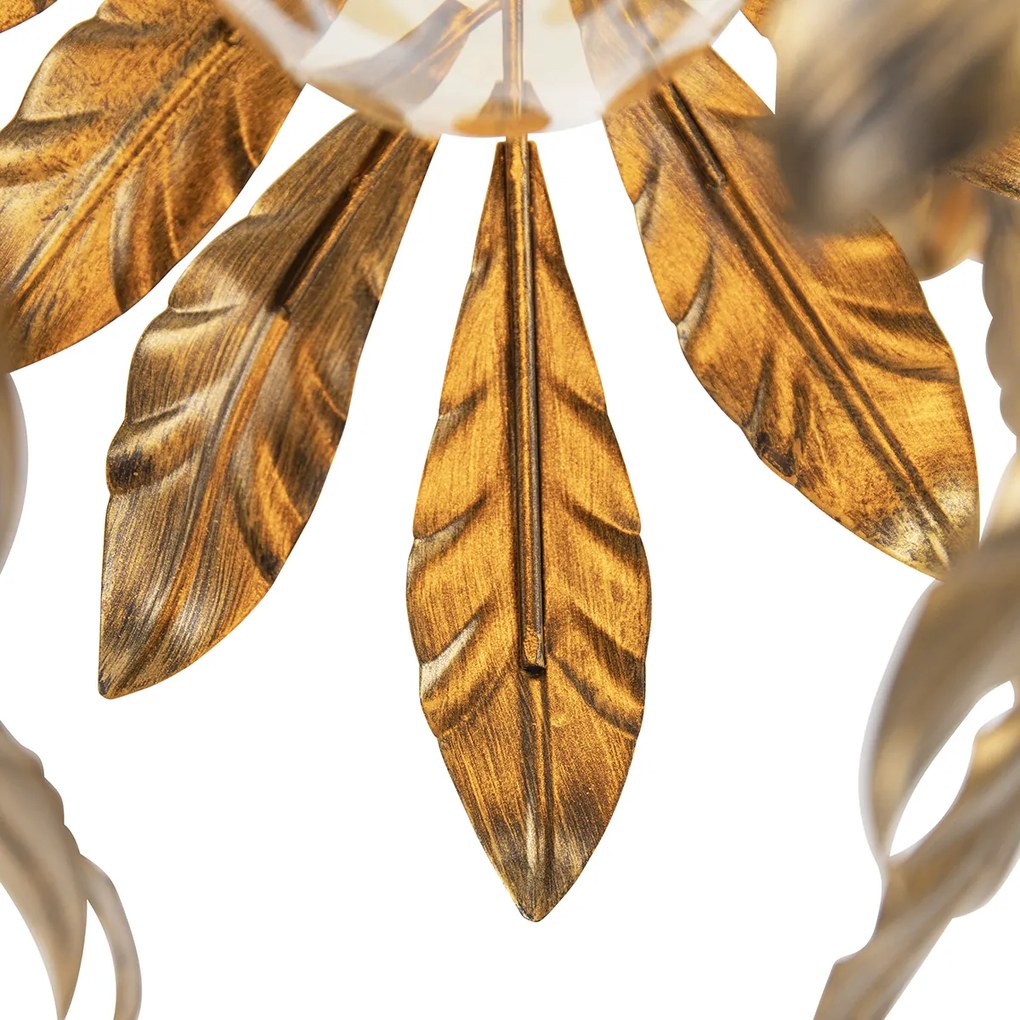 Lampada a sospensione vintage oro antico oblunga 3 luci - Linden