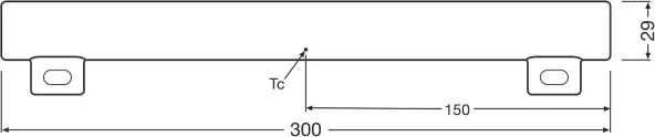 Tubo fluorescente LED dimmerabile S14s/3W/230V 2700K 30 cm CRI 90 - Osram