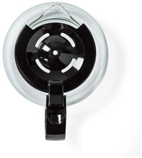 Nedis KACM150EBK - Caffettiera a goccia da 1,25 l con funzione di mantenimento della temperatura