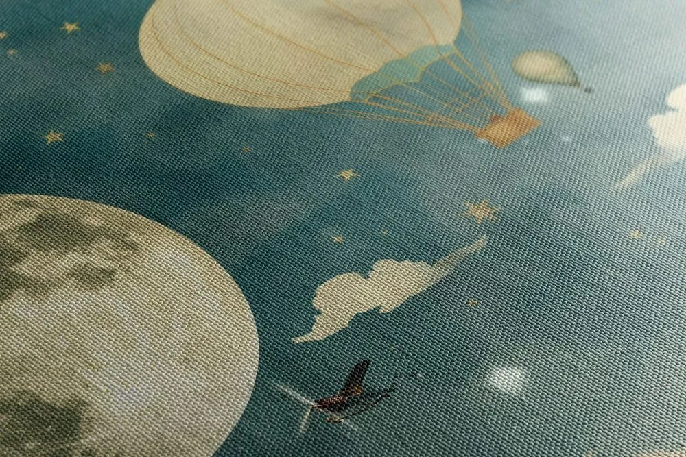 Stampa su tela – Cielo onirico con aerei
