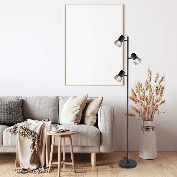 Rabalux 74279 - Lampada con piedistallo HATICE 3xE14/15W/230V