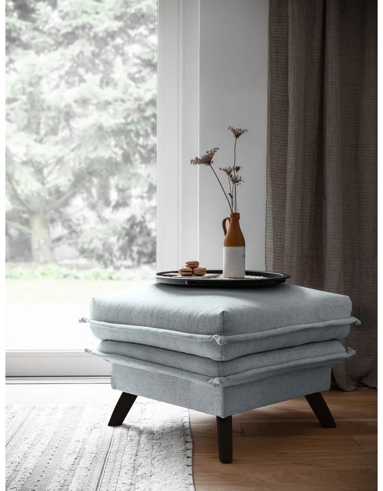 Poggiapiedi grigio chiaro Charming Charlie - Miuform