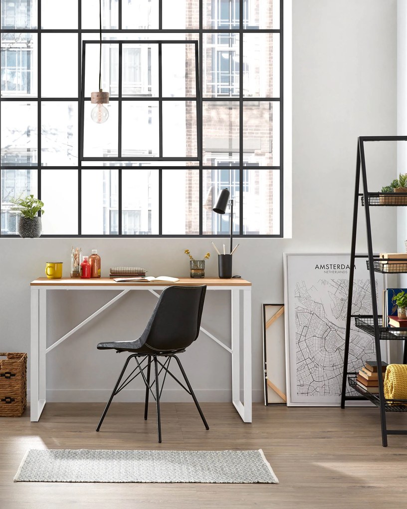 Kave Home - Scrivania rettangolare Talbot 120 x 60 cm bianco
