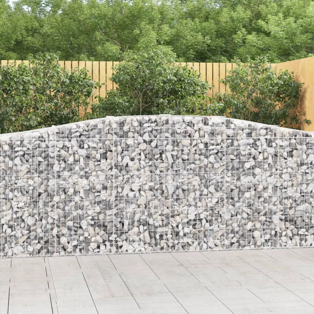 Cesti Gabbioni Ad Arco 8 Pz 400x50x100/120 Cm Ferro Zincato /