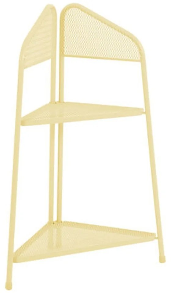 Mensola angolare in metallo giallo per balcone, altezza 100 cm MWH - Garden Pleasure