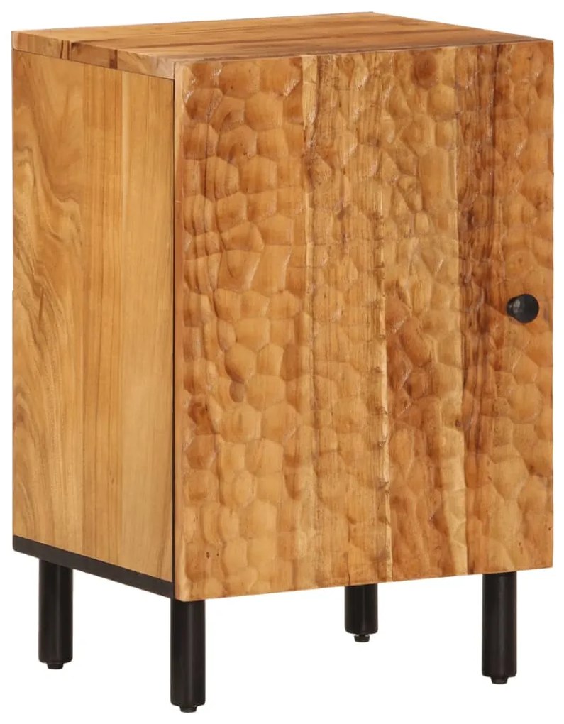 Mobile da bagno 38x33x58cm in legno massello di acacia