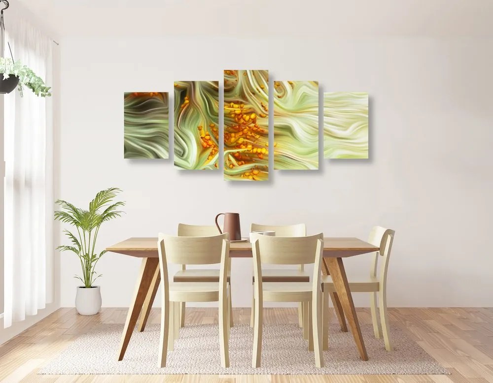 Quadri 5 pezzi – Olivello spinoso