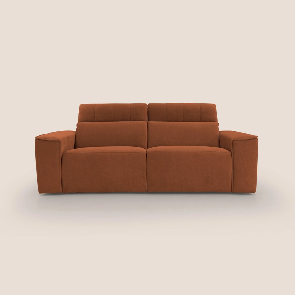 Clark Divano modulare con opzione relax elettrico in tessuto smacchiabile impermeabile T17