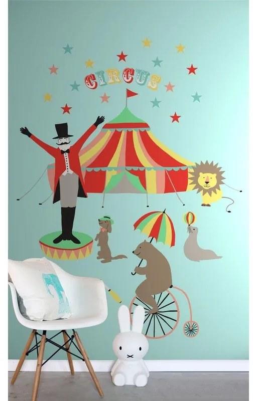 Fotomurale Circo, blu 186 x 280 cm