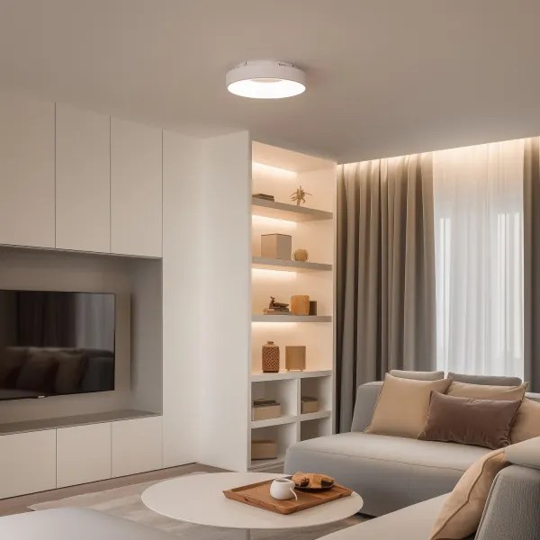 Brilagi - Plafoniera LED dimmerabile FALCON II LED/67W/230V Ø 40 cm bianca + telecomando