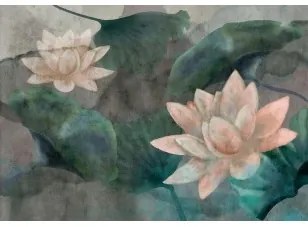 Carta da Parati Giglio Lilla Premium 200x140