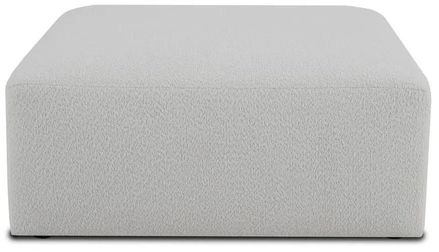 Modulo divano bianco in tessuto bouclé Roxy - Scandic