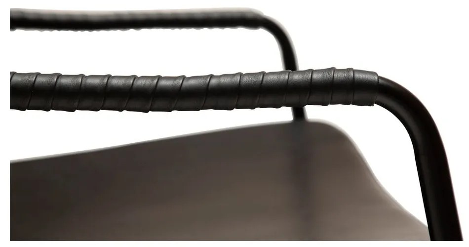 Poltrona in similpelle nera Boto - DAN-FORM Denmark