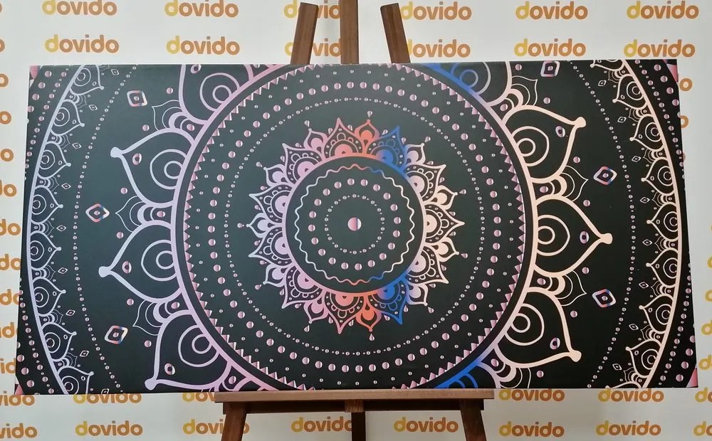 Stampa su tela – Mandala dorata
