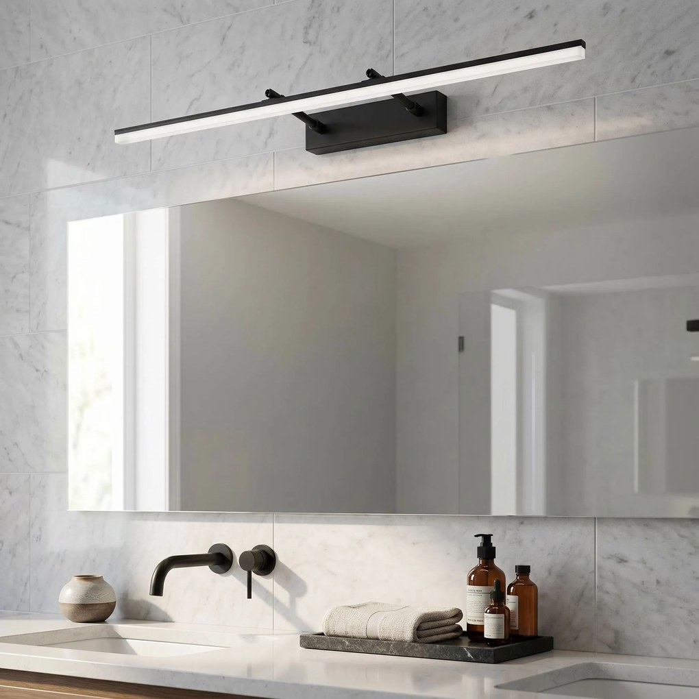 Applique da bagno LED APP1880-1W 80cm BLACK