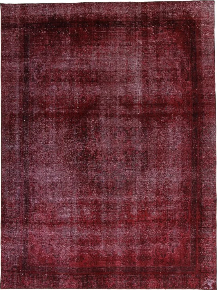 Vintage Tappeto persiano 270 x 360 Rosso (Iran) Annodato A Mano
