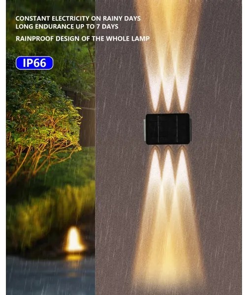 Immax 08491L - Applique a LED solare con sensore LED/2W/5V IP54